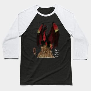 RedWinged Beast Dragon Baseball T-Shirt